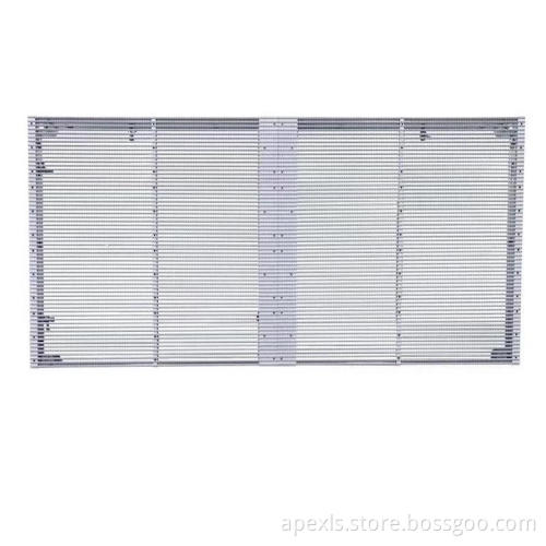 High brightness transparent glass led display